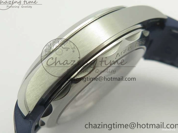 0501 Aqua Terra 150M Master Chronometers VSF 1:1 Best Edition Gray Dial Blue Hand on Blue Rubber Strap A8900 Super Clone HighQuality 8004